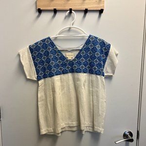 The Coast Brand Embroidered Linen Top